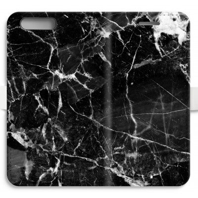 coque-portefeuille-entierement-imprimee-huawei-ascend-p10 - Marbre Noir 2