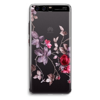 coque-huawei-p10-transparante - Jolies fleurs