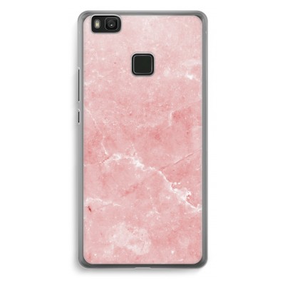 huawei-p9-lite-transparante-cover - Roze marmer