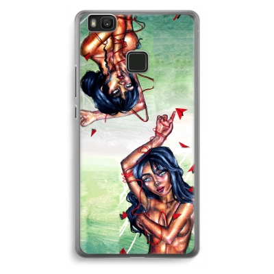 huawei-p9-lite-transparante-cover - Femme