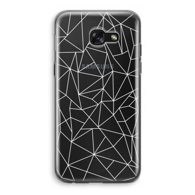 coque-transparente-samsung-galaxy-a5-2017 - Lignes géométriques blanches