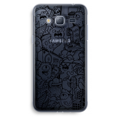 samsung-galaxy-j3-2016-transparent-case - Vexx Black City