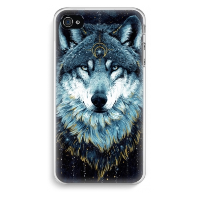 coque-iphone-4-4s-transparante - Darkness Wolf