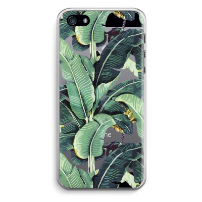 coque-iphone-5-5s-se-transparante - Feuilles de banana