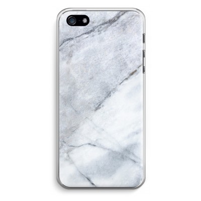 coque-iphone-5-5s-se-transparante - Marbre blanc