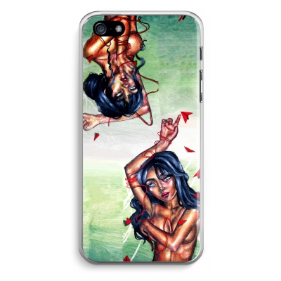 iphone-5-5s-se-transparante-cover - Femme