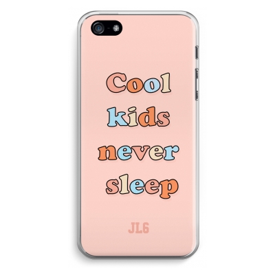 iphone-5-5s-se-funda-transparente - Cool Kids Never Sleep