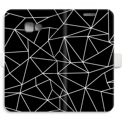 coque-portefeuille-entierement-imprimee-samsung-galaxy-a5-2017 - Lignes géométriques blanches