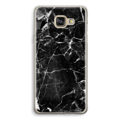samsung-galaxy-a5-2016-transparante-cover - Zwart Marmer 2