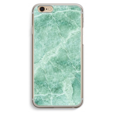 iphone-6-6s-transparent-case - Green marble