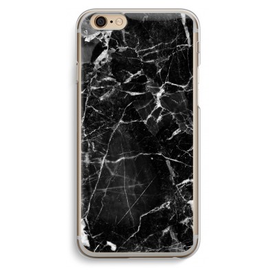 iphone-6-6s-transparent-fodral - Svart marmor 2