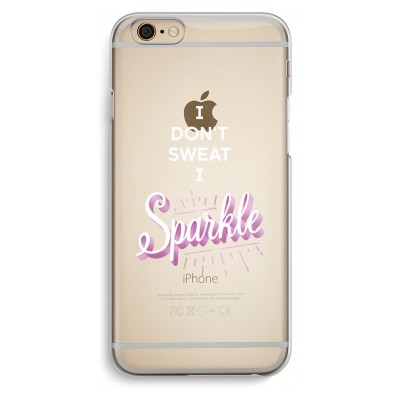 iphone-6-6s-transparent-case - Sparkle quote
