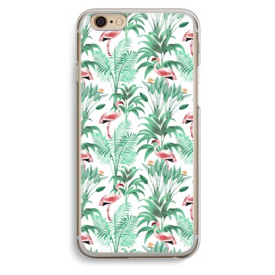 iphone-6-6s-transparent-case - Flamingo leaves