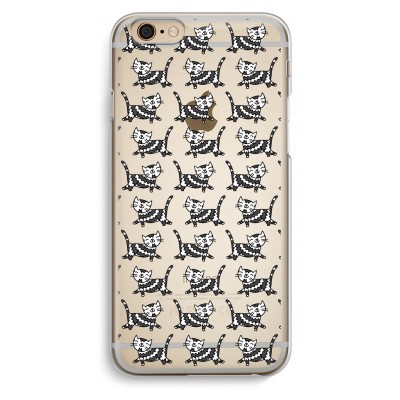 iphone-6-6s-transparante-cover - Zwarte poes