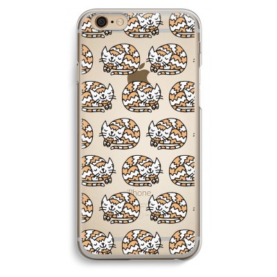iphone-6-6s-transparante-cover - Slapende poes