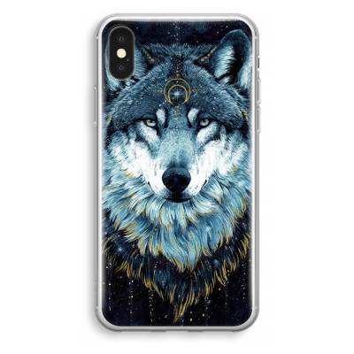 coque-transparente-iphone-xs - Darkness Wolf