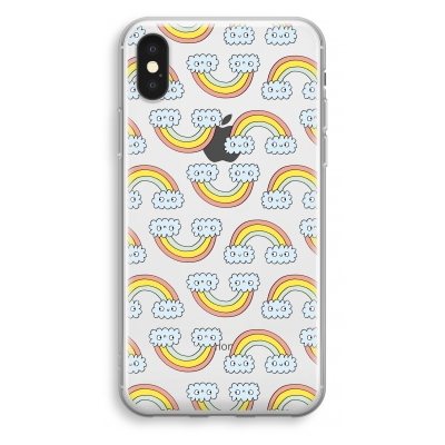 iphone-xs-transparant-hoesje - Regenboog