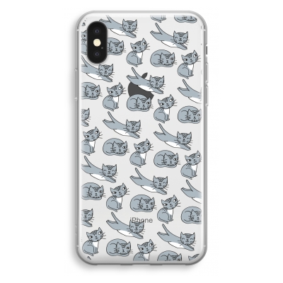 iphone-xs-transparant-hoesje - Poezen