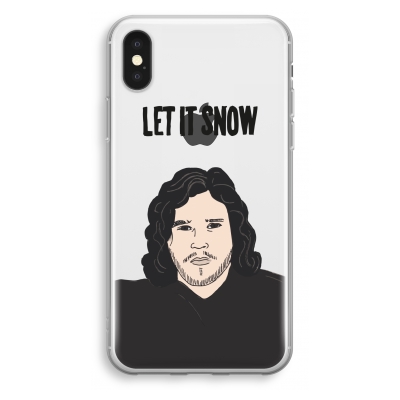 coque-transparente-iphone-xs - Let It Snow