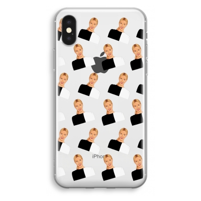 iphone-xs-funda-transparente - Patrón Slay Like Bey