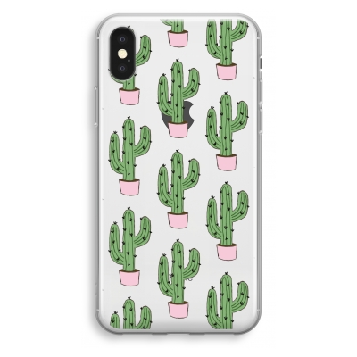 iphone-xs-transparant-hoesje - Cactus Lover