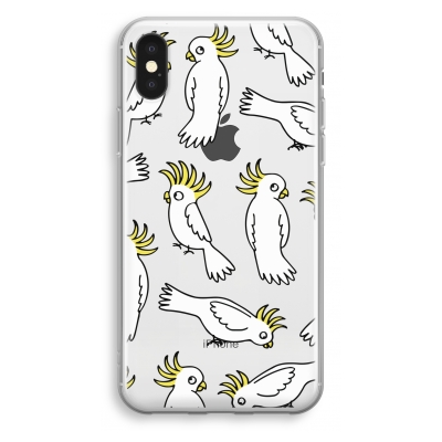 iphone-xs-transparant-hoesje - Papegaai