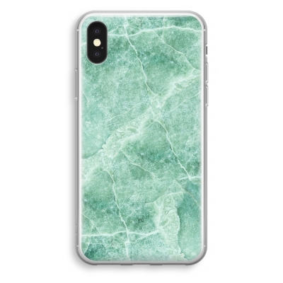 coque-transparente-iphone-xs - Marbre vert
