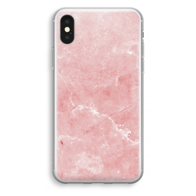 coque-transparente-iphone-xs - Marbre Rose