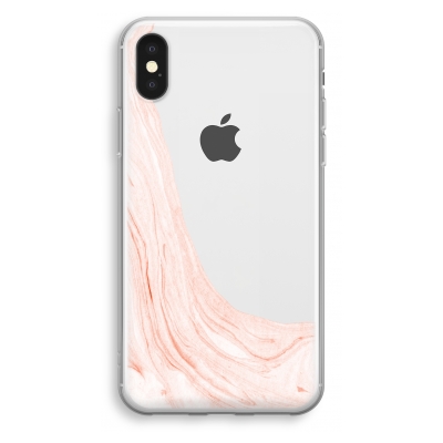 coque-transparente-iphone-xs - Peach bath