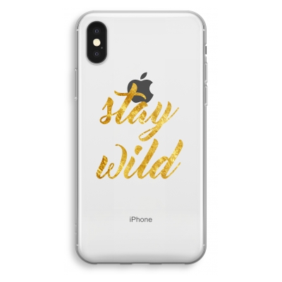 iphone-xs-transparant-hoesje - Stay wild