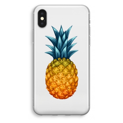 iphone-xs-transparant-hoesje - Grote ananas