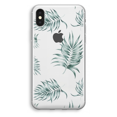 iphone-xs-transparant-hoesje - Simple leaves