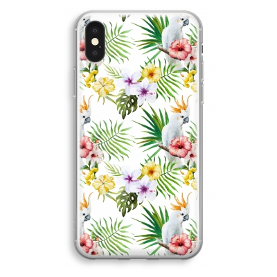 iphone-xs-transparant-hoesje - Gele kuif