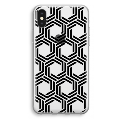 iphone-xs-transparant-case - Geometric pattern