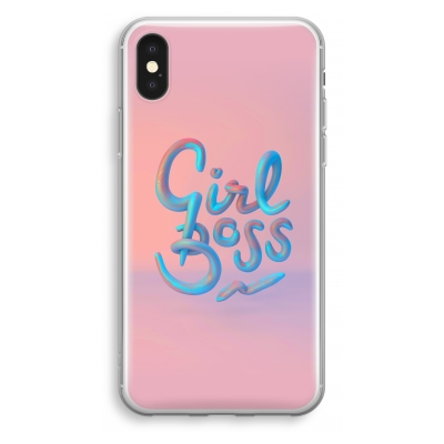 coque-transparente-iphone-xs - Girl boss