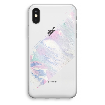 coque-transparente-iphone-xs - Pastel lumière colorée