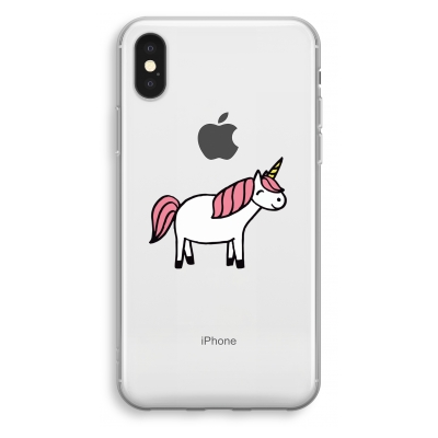 iphone-xs-transparant-hoesje - Eenhoorn