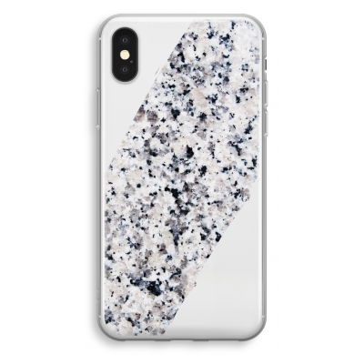 coque-transparente-iphone-xs - Marbre moucheté