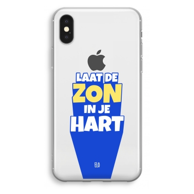 iphone-xs-transparant-hoesje - Laat de zon in je hart