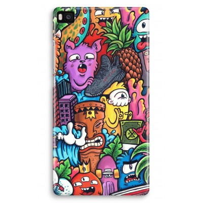 huawei-ascend-p8-volledig-geprint-hoesje - Vexx Mixtape