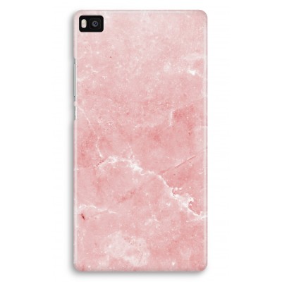 huawei-ascend-p8-volledig-geprint-hoesje - Roze marmer