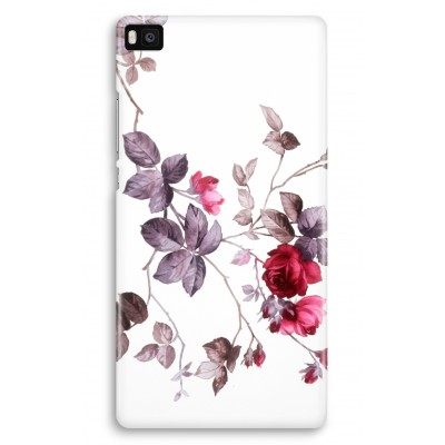 huawei-ascend-p8-volledig-geprint-hoesje - Mooie bloemen