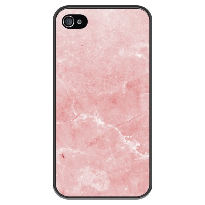 coque-iphone-4-4s-silicone - Marbre Rose