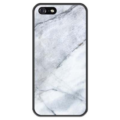 coque-iphone-5-5s-silicone - Marbre blanc