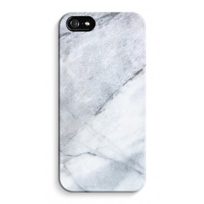 iphone-5-5s-se-impression-sur-la-tranche - Marbre blanc