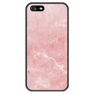 coque-iphone-5-5s-silicone - Marbre Rose