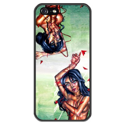 coque-iphone-5-5s-silicone - Femme