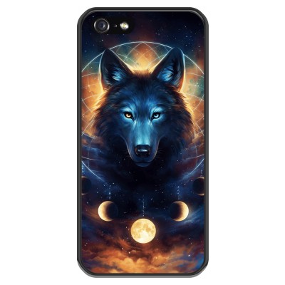 coque-iphone-5-5s-silicone - Wolf Dreamcatcher