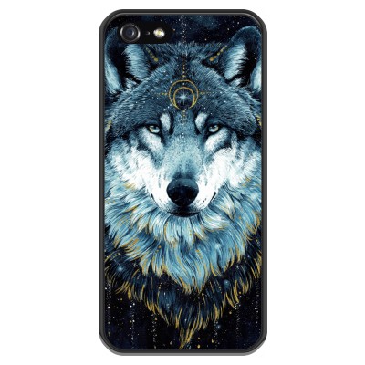 iphone-5-5s-silicone-case - Darkness Wolf