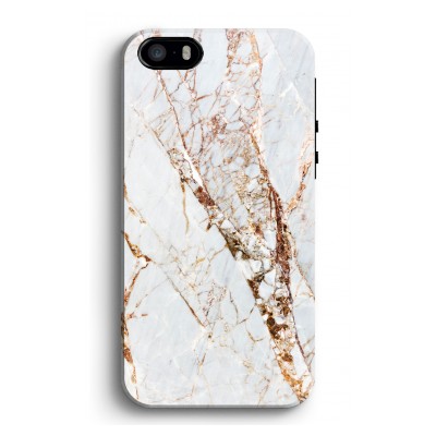 iphone-5-5s-se-tough-case - Goud marmer